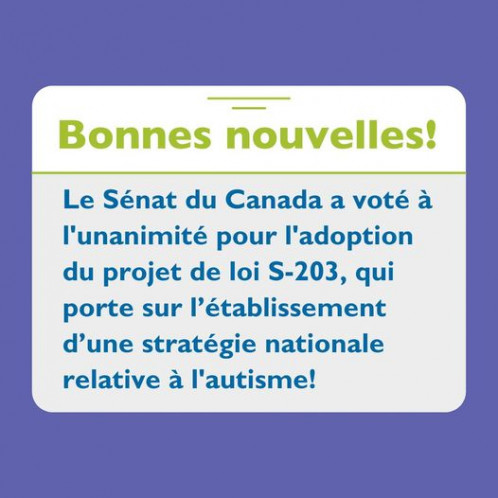 Fond violet avec les mots Good News!