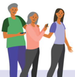 A cartoon showing people learning about sex and dating