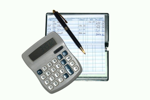 Calculator and pen