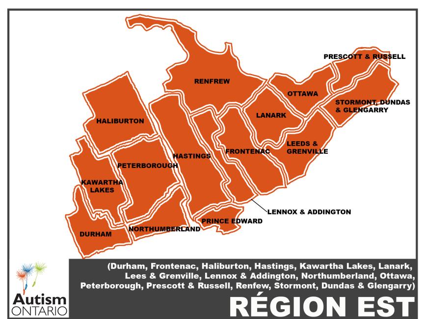 East Region Map FR
