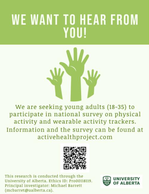 National Survey on Physical Activity for Young Adults Poster