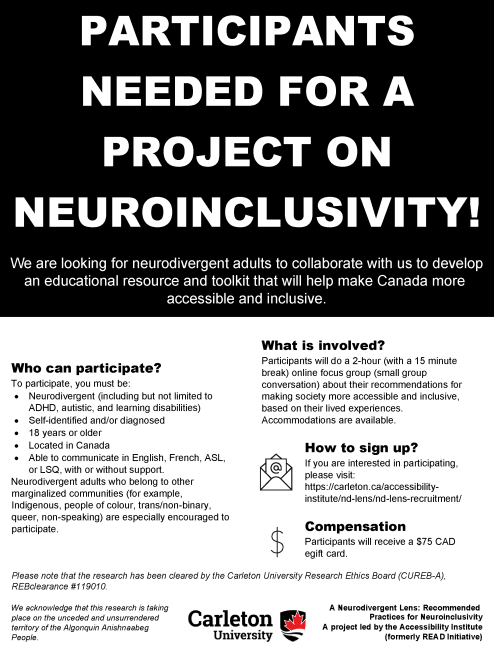 poster for research opportunity